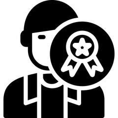 Motivation Strength Glyph Icon