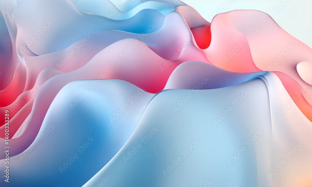 Poster abstract fluid gradient wave animation background for modern presentations and design
