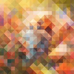 Colorful polygonal abstract background. Low poly effect. Polygon backdrop.