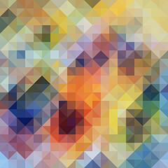 Colorful polygonal abstract background. Low poly effect. Polygon backdrop.