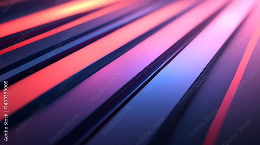 Aufkleber iridescent glass-like fragments shimmer in vibrant pink and purple hues, forming layered patterns th
