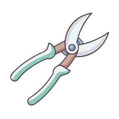 pruning shears icon, pruning shears vector illustration-simple illustration of pruning shears, perfect for pruning shears logos and icons