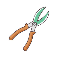 pruning shears icon, pruning shears vector illustration-simple illustration of pruning shears, perfect for pruning shears logos and icons