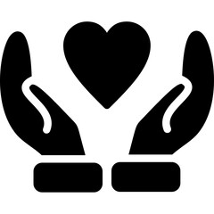 Human Rights Awareness Glyph Icon