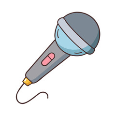 rap microphone icon, rap microphone vector illustration-simple illustration of rap microphone, perfect for rap microphone logos and icons