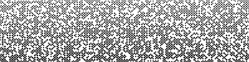 Poster geometrical repeating black and white square pattern background design