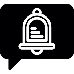 Notification Banner Icon Glyph Icon
