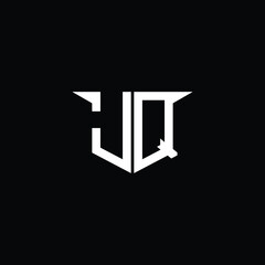 Modern Construction Logo with Symmetrical Design