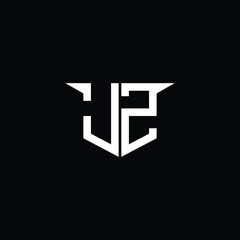 Fototapeta premium Modern Construction Logo with Symmetrical Design