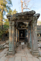 Ancient Khmer temple at Angkor, Cambodia