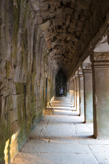 Ancient Khmer temple at Angkor, Cambodia