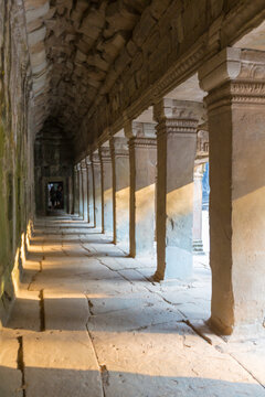 Ancient Khmer temple at Angkor, Cambodia