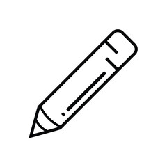 pencil, icon, flat, design, vector, illustrations, education, style, trendy, collections