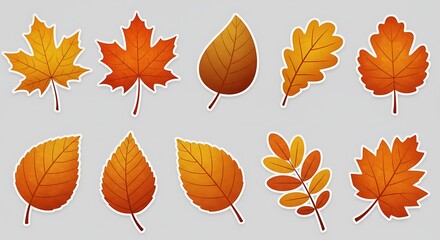Obraz premium Autumn's Ember Hues AI Generated