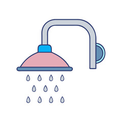 shower head icon, shower head vector illustration-simple illustration of shower head, perfect for shower head logos and icons