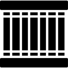 Prison Education Glyph Icon