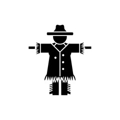 creative details Scarecrow Icon Vector Illustration