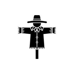 creative details Scarecrow Icon Vector Illustration