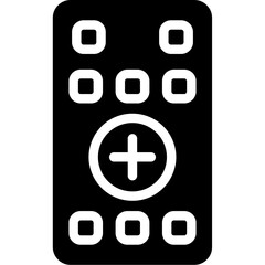 Remote Control Glyph Icon