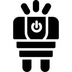 Smart Plug Glyph Icon