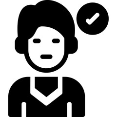 Business Respect Glyph Icon