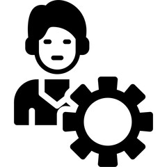 Business Ethics Development Glyph Icon