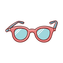 Fototapeta premium sunglasses icon, sunglasses vector illustration-simple illustration of sunglasses, perfect for sunglasses logos and icons