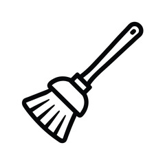 Air Fryer Icon Outline on White Background