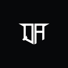Fototapeta premium Modern Construction Logo with Symmetrical Design