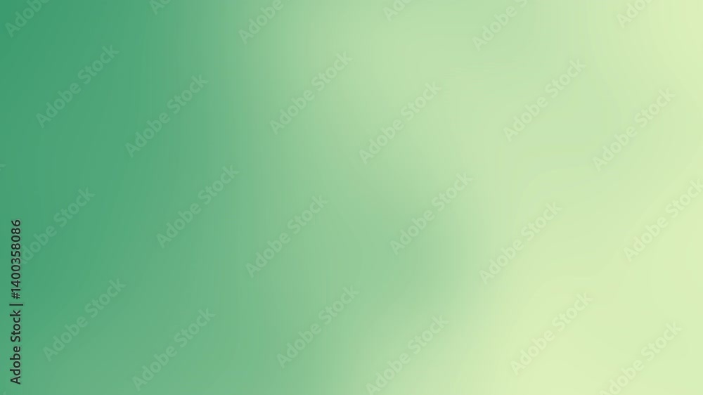 Poster a soft gradient background showcasing shades of green, creating a soothing and tranquil atmosphere.