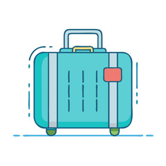 travel suitcase icon, travel suitcase vector illustration-simple illustration of travel suitcase, perfect for travel suitcase logos and icons