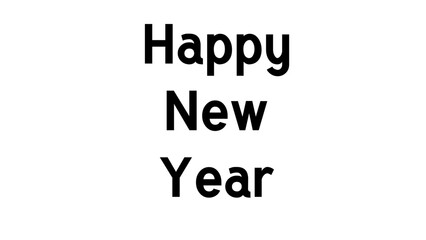 Happy new year text design for inspirational and motivational quotes, typography, modern and stylish motivational quotes typography slogan.