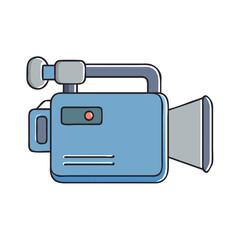 video camera icon, video camera vector illustration-simple illustration of video camera, perfect for video camera logos and icons