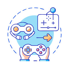 virtual controller icon, virtual controller vector illustration-simple illustration of virtual controller, perfect for virtual controller logos and icons