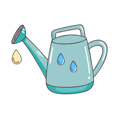 Obraz premium watering can icon, watering can vector illustration-simple illustration of watering can, perfect for watering can logos and icons