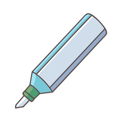 whiteboard marker icon, whiteboard marker vector illustration-simple illustration of whiteboard marker, perfect for whiteboard marker logos and icons
