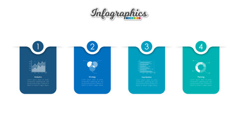 Infographic timeline template can be used for chart, diagram, web design, presentation, advertising, history