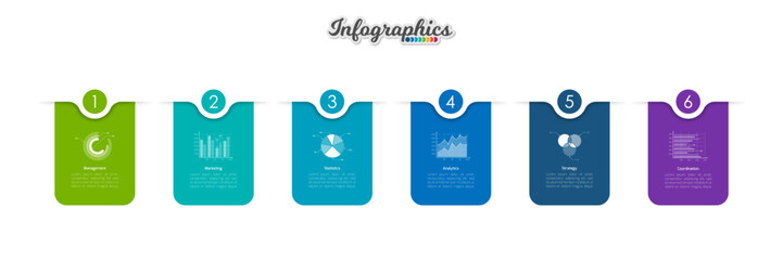 Infographic timeline template can be used for chart, diagram, web design, presentation, advertising, history