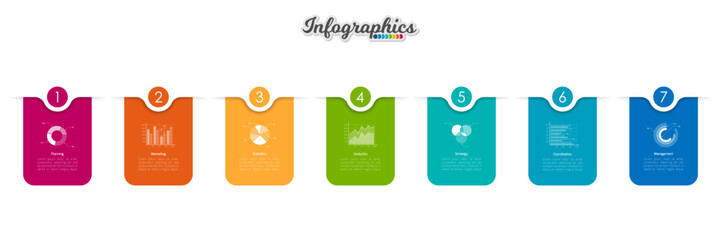 Infographic timeline template can be used for chart, diagram, web design, presentation, advertising, history