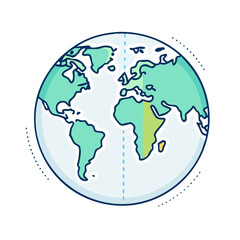 world map icon, world map vector illustration-simple illustration of world map, perfect for world map logos and icons