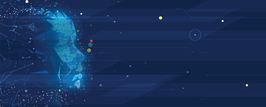 Digital brain Artificial intelligence concept