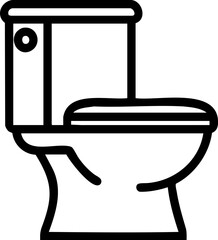 Fototapeta premium WC toilet icons. Human male or female signs. 