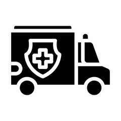 Vector Design Ambulance Icon Style