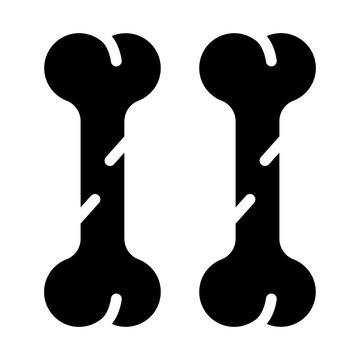 Vector Design Bone Icon Style
