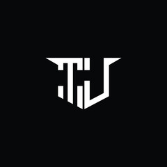 Modern Construction Logo with Symmetrical Design