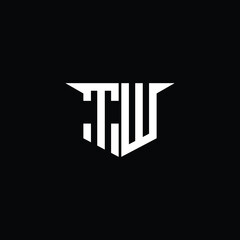 Modern Construction Logo with Symmetrical Design