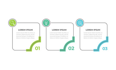 Business infographic template design. 3 options or steps timeline infographic design. Can be used for process diagram, presentations, workflow layout, flow chart, steps, banner.