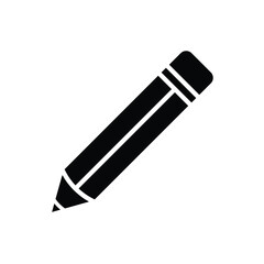 pencil, icon, flat, design, vector, illustrations, education, style, trendy, collections