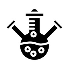 Three Neck Flask Icon Style