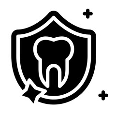 Tooth Protection Icon Style